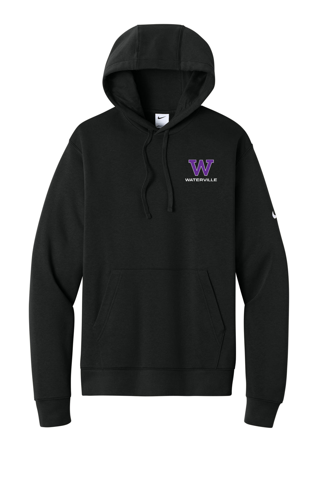 Nike Club Fleece Sleeve Swoosh Pullover Hoodie - Waterville